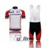 2015 Katusha Cycling Jersey and Bib Shorts Kit White Red1