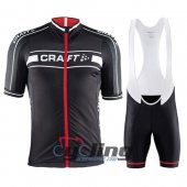 2016 Craft Cycling Jersey and Bib Shorts Kit Red Black
