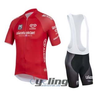 2016 Giro d\'Italia Cycling Jersey and Bib Shorts Kit Red