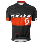 2016 Scott Cycling Jersey and Bib Shorts Kit Black Red