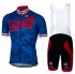 2017 Castelli Cycling Jersey and Bib Shorts Kit blue red
