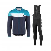 2017 Scott Long Sleeve Cycling Jersey and Bib Pants Kit black