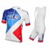 2016 FDJ Cycling Jersey and Bib Shorts Kit White Red