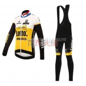 Lotto NL Jumbo Cycling Jersey and Kit Long Sleeve 2016 yellow black