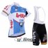 2016 Lotto Cycling Jersey and Bib Shorts Kit White Blue