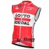 Lotto Soudal Wind Vest Red And White 2016