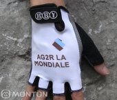 2011 Ag2r Cycling Gloves white
