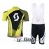 2013 Scott Cycling Jersey and Bib Shorts Kit Black Yellow