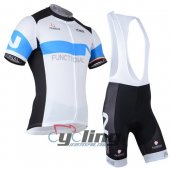 2014 Nalini Cycling Jersey and Bib Shorts Kit White Blue