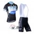 2014 Etixx Quick step Cycling Jersey and Bib Shorts Kit Black White