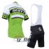 2014 Scott Cycling Jersey and Bib Shorts Kit White Green