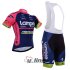 2015 Lampre Cycling Jersey and Bib Shorts Kit Blue Pink