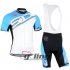 2015 Sidi Cycling Jersey and Bib Shorts Kit Sky Blue White