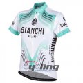 2016 Bianchi Cycling Jersey and Bib Shorts Kit White Green
