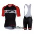 2016 Sidi Cycling Jersey and Bib Shorts Kit Black Red