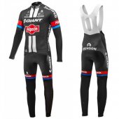 2016 Giant Long Sleeve Cycling Jersey and Bib Pants Kit Black An
