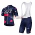 SEG Racing Academy Cycling Jersey Kit Short Sleeve 2017 blue and red