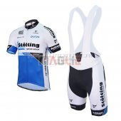 Stolting Cycling Jersey Kit Short Sleeve 2017 white and blue