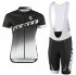 2016 Women Scott Cycling Jersey and Bib Shorts Kit Black White