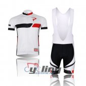 2013 Pinarello Cycling Jersey and Bib Shorts Kit Black White