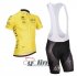 2014 Tour De France Cycling Jersey and Bib Shorts Kit Yellow
