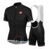 2015 Castelli Cycling Jersey and Bib Shorts Kit Black