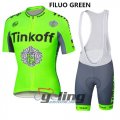 2016 SaxoBank Cycling Jersey and Bib Shorts Kit Green