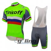 2016 SaxoBank Cycling Jersey and Bib Shorts Kit Green