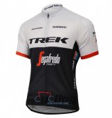 2016 Trek Cycling Jersey and Bib Shorts Kit White Black