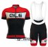 2016 ALE Cycling Jersey and Bib Shorts Kit Red Black