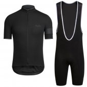 2016 Rapha Cycling Jersey and Bib Shorts Kit White Black