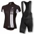 2016 Women Assos Cycling Jersey and Bib Shorts Kit White Black