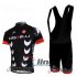 2010 Castelli Cycling Jersey and Bib Shorts Kit Black White
