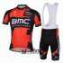 2013 Bmc Cycling Jersey and Bib Shorts Kit Black Red