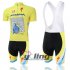 2014 Astana Cycling Jersey and Bib Shorts Kit Yellow