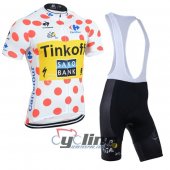 2014 Tour De France Cycling Jersey and Bib Shorts Kit lider saxo