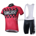 2015 Nalini Cycling Jersey and Bib Shorts Kit Black Red