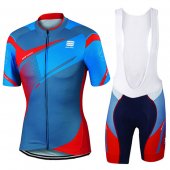 2017 Sportful Cycling Jersey and Bib Shorts Kit black red