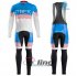 2016 Trek Long Sleeve Cycling Jersey and Bib Pants Kit Blue White