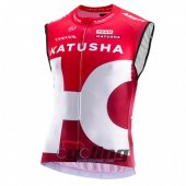 Katusha Wind Vest 2016 White And Red
