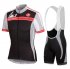 2016 Women Castelli Cycling Jersey and Bib Shorts Kit Black Red