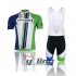 2013 Cannondale Garmin Cycling Jersey and Bib Shorts Kit Green White