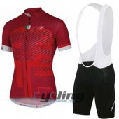 2016 Castelli Cycling Jersey and Bib Shorts Kit Red