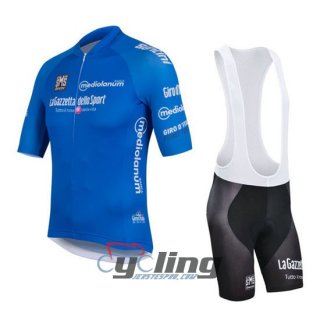 2016 Giro d\'Italia Cycling Jersey and Bib Shorts Kit Blue
