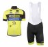 2017 UCI Cycling Jersey and Bib Shorts Kit yellow