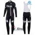 2016 Italy Long Sleeve Cycling Jersey and Bib Pants Kit White An