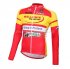 Wallonie Bruxelles Cycling Jersey and Kit Long Sleeve 2016 yellow red