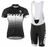 2016 Women Scott Cycling Jersey and Bib Shorts Kit Black White