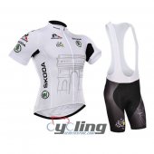 2015 Tour De France Cycling Jersey and Bib Shorts Kit White
