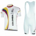 2017 Colombia Cycling Jersey and Bib Shorts Kit black
